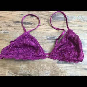 Free people lace bralet
